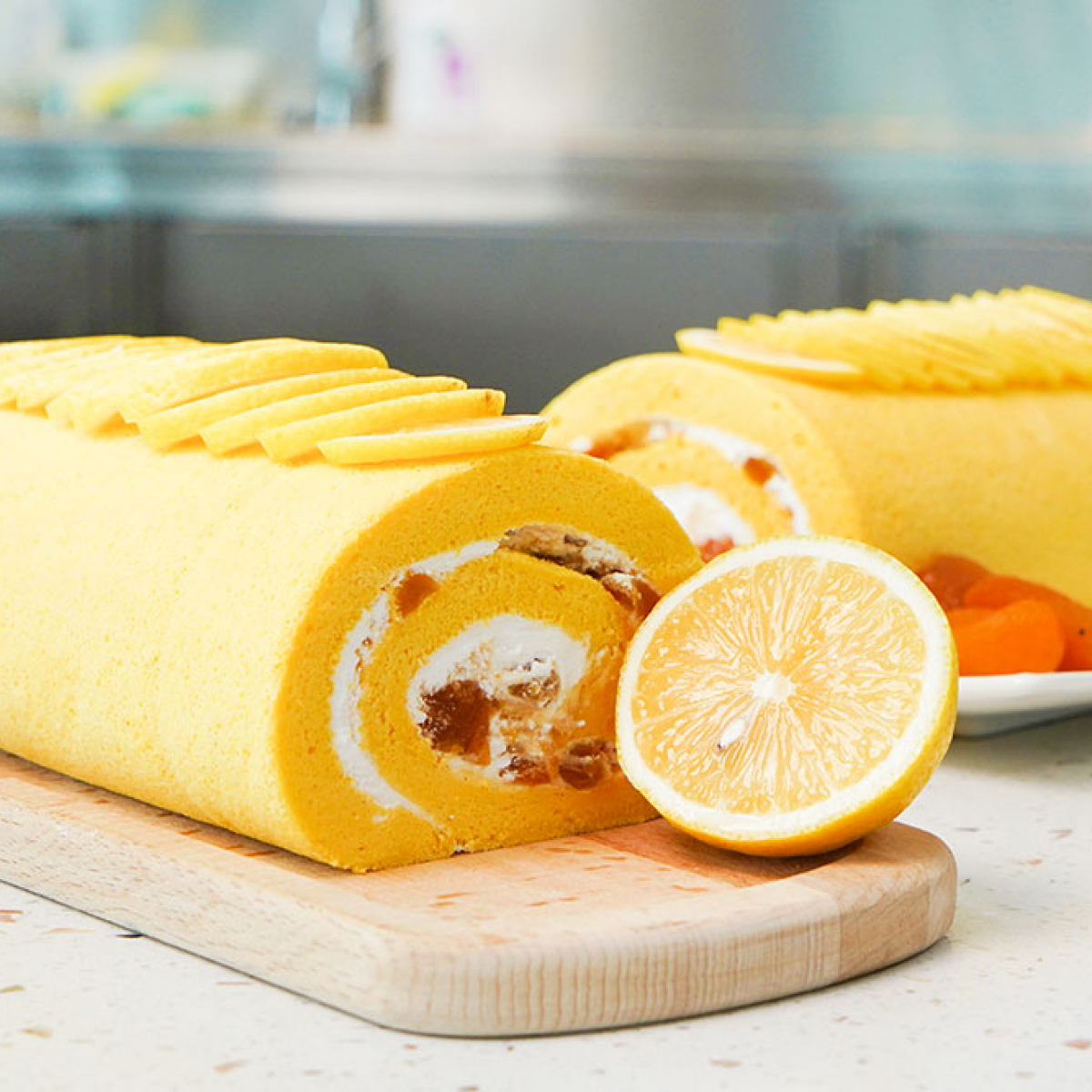 Apricot Citrus Swiss Roll 1000x667