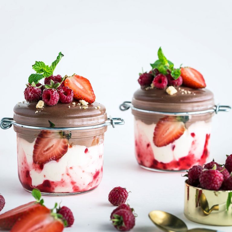 Chocolate Berry Mousse Cup