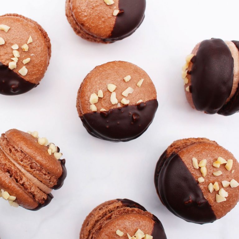 Chocolate Hazelnut Macaron