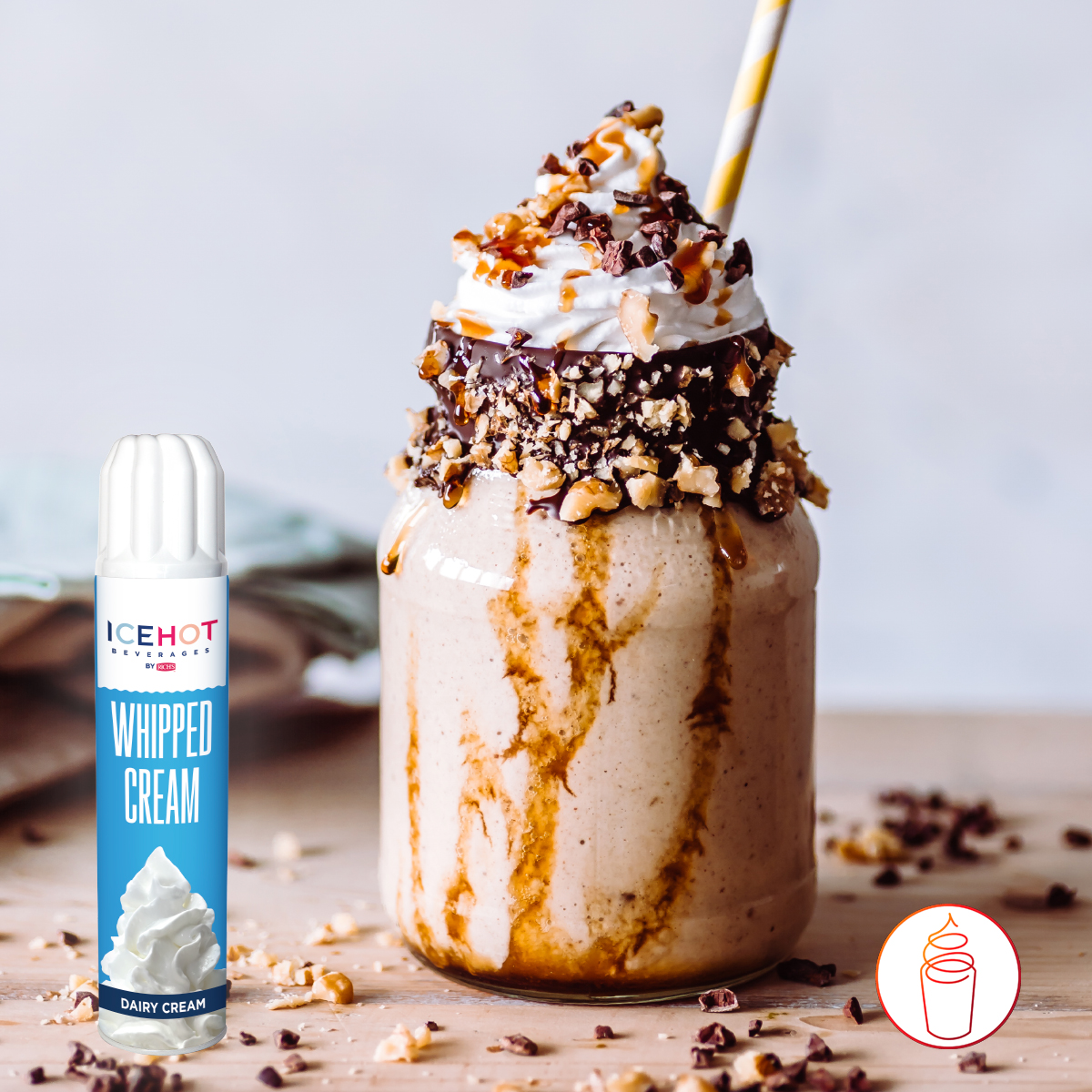 ICEHOT Dairy Whipped Cream Rich Products Malaysia