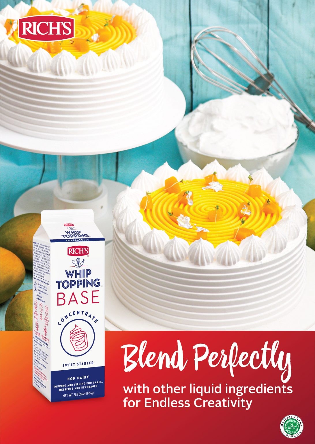 Rich’s Whip Topping Base Rich Products Malaysia