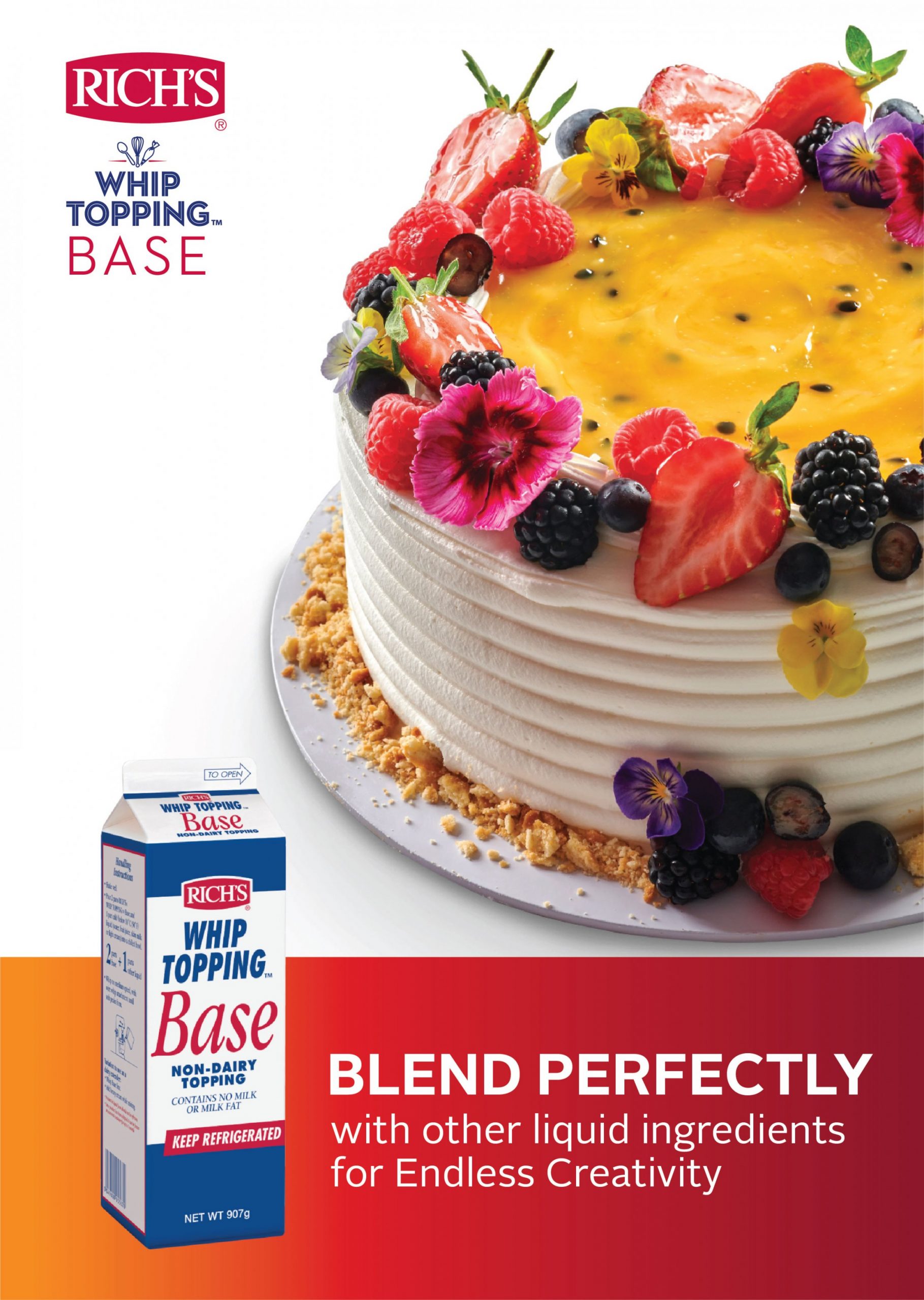 Rich’s Whip Topping Base Rich Products Malaysia
